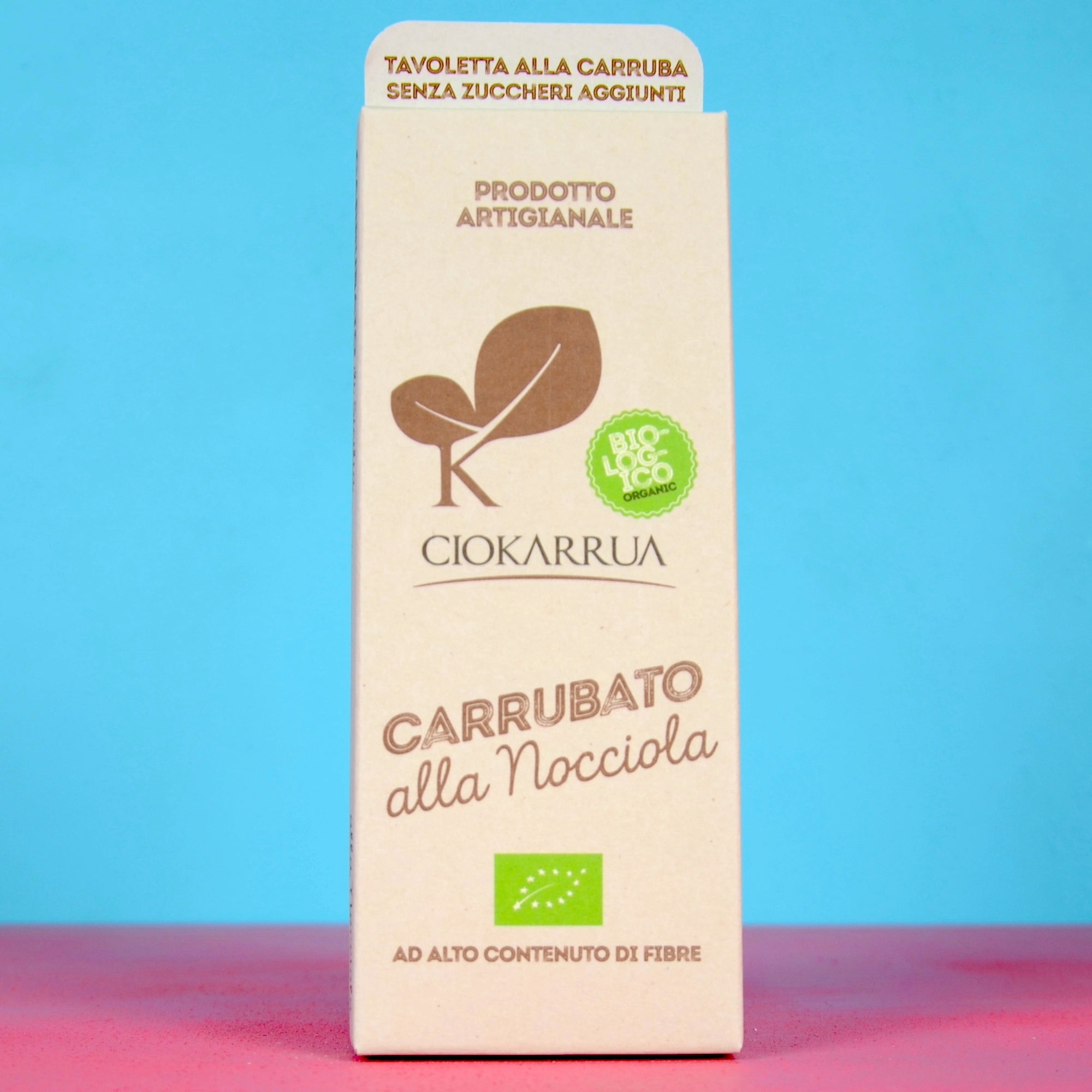 Carrubato di Sicilia alla Nocciola Ciokarrua - 50 g