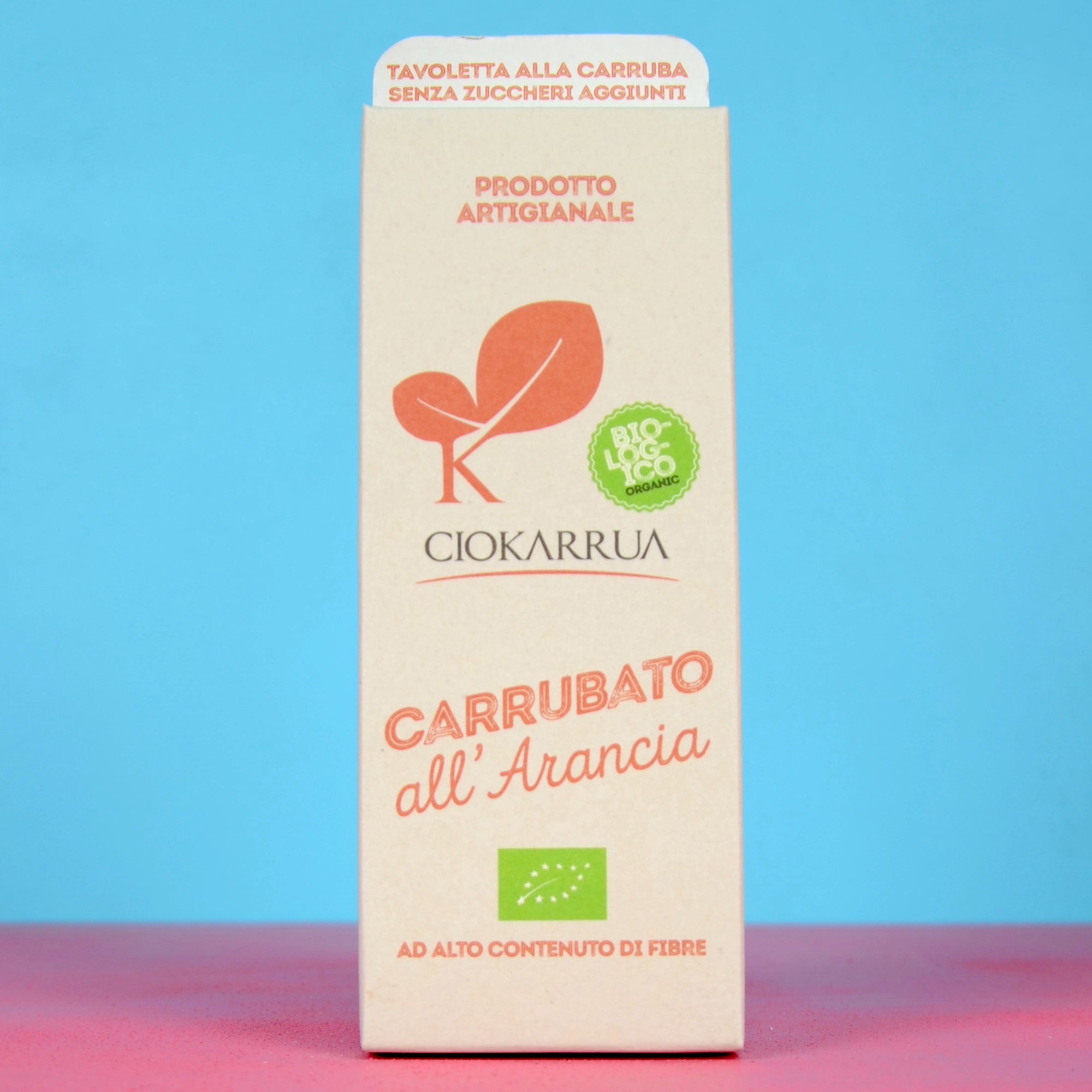 Carrubato di Sicilia all'arancia Ciokarrua - 50 g