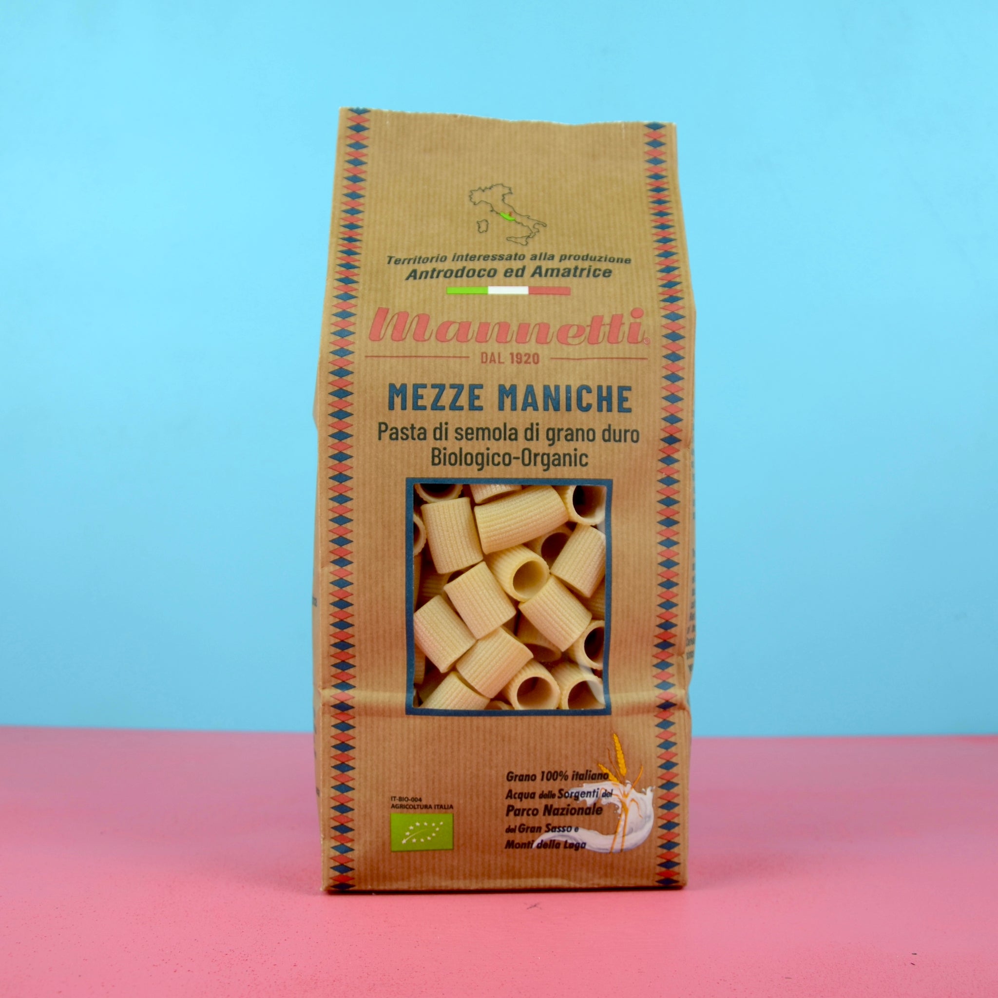 Mezze maniche Mannetti - 500 gr