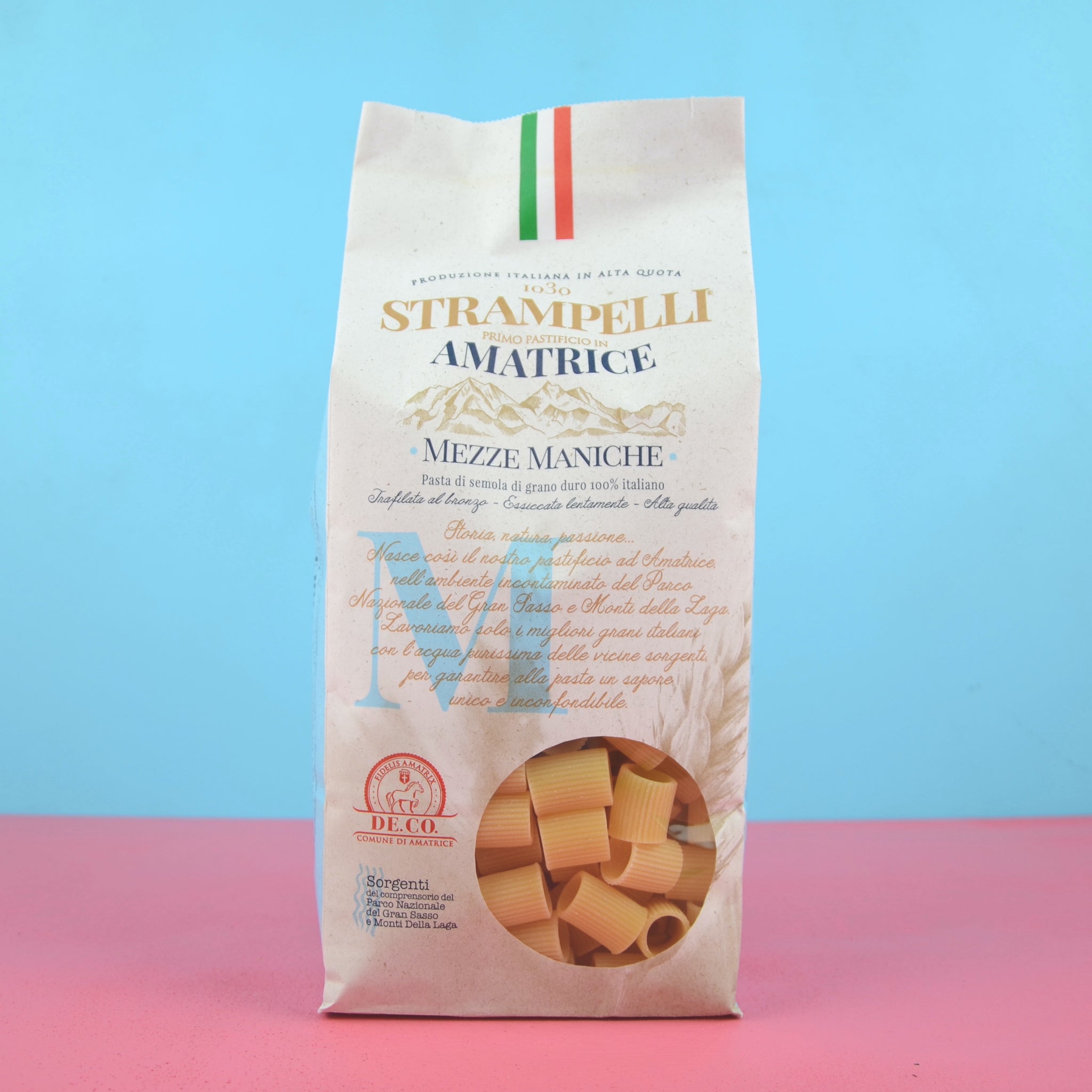 Mezze maniche Strampelli - 500 gr