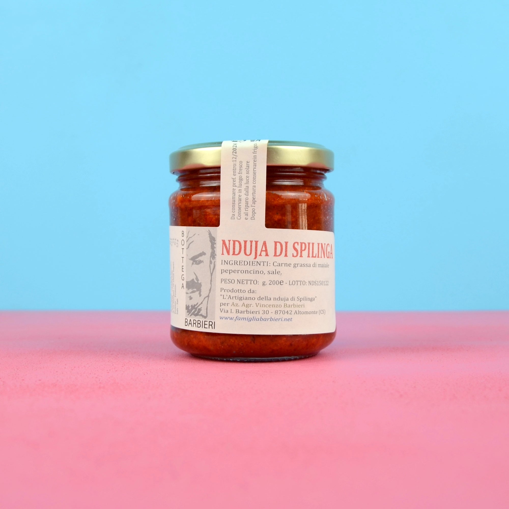 Nduja di Spilinga Bottega Barbieri - 200 g