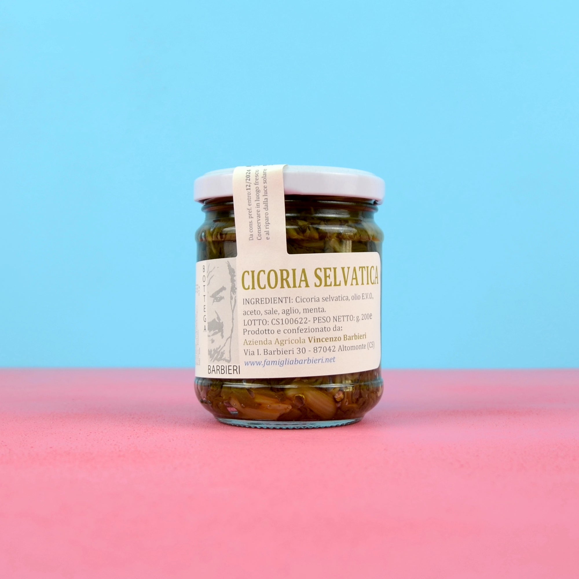 Cicoria selvatica in olio EVO Bottega Barbieri - 200 g