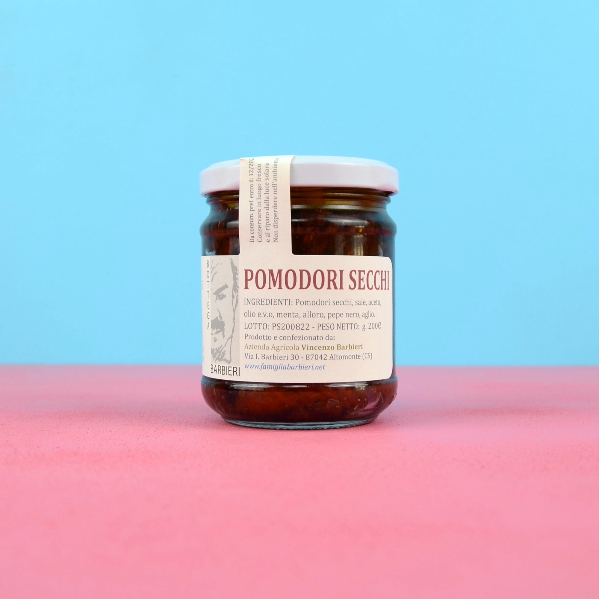 Pomodori secchi in olio EVO Bottega Barbieri - 200 g