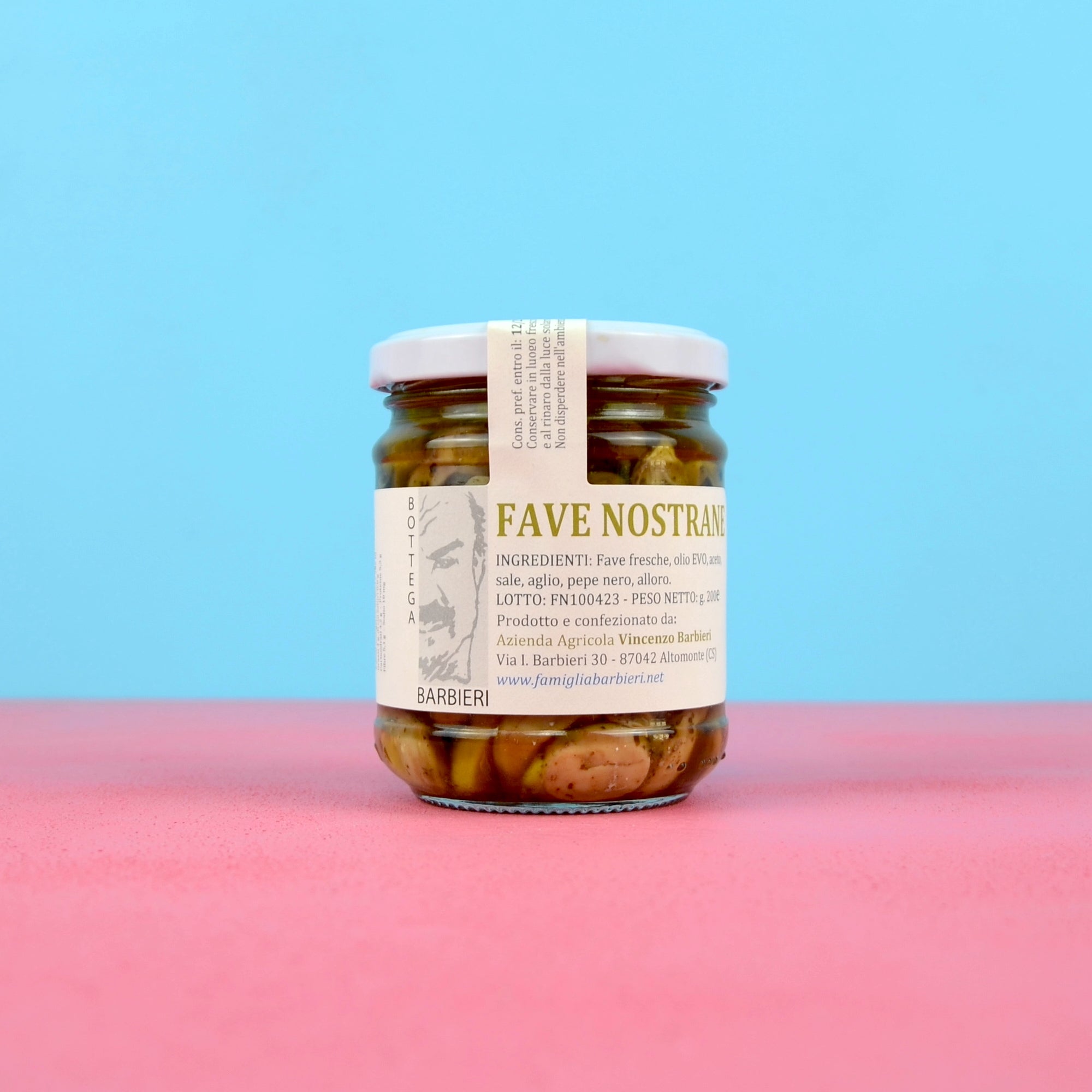 Fave nostrane in olio EVO Bottega Barbieri - 200 g