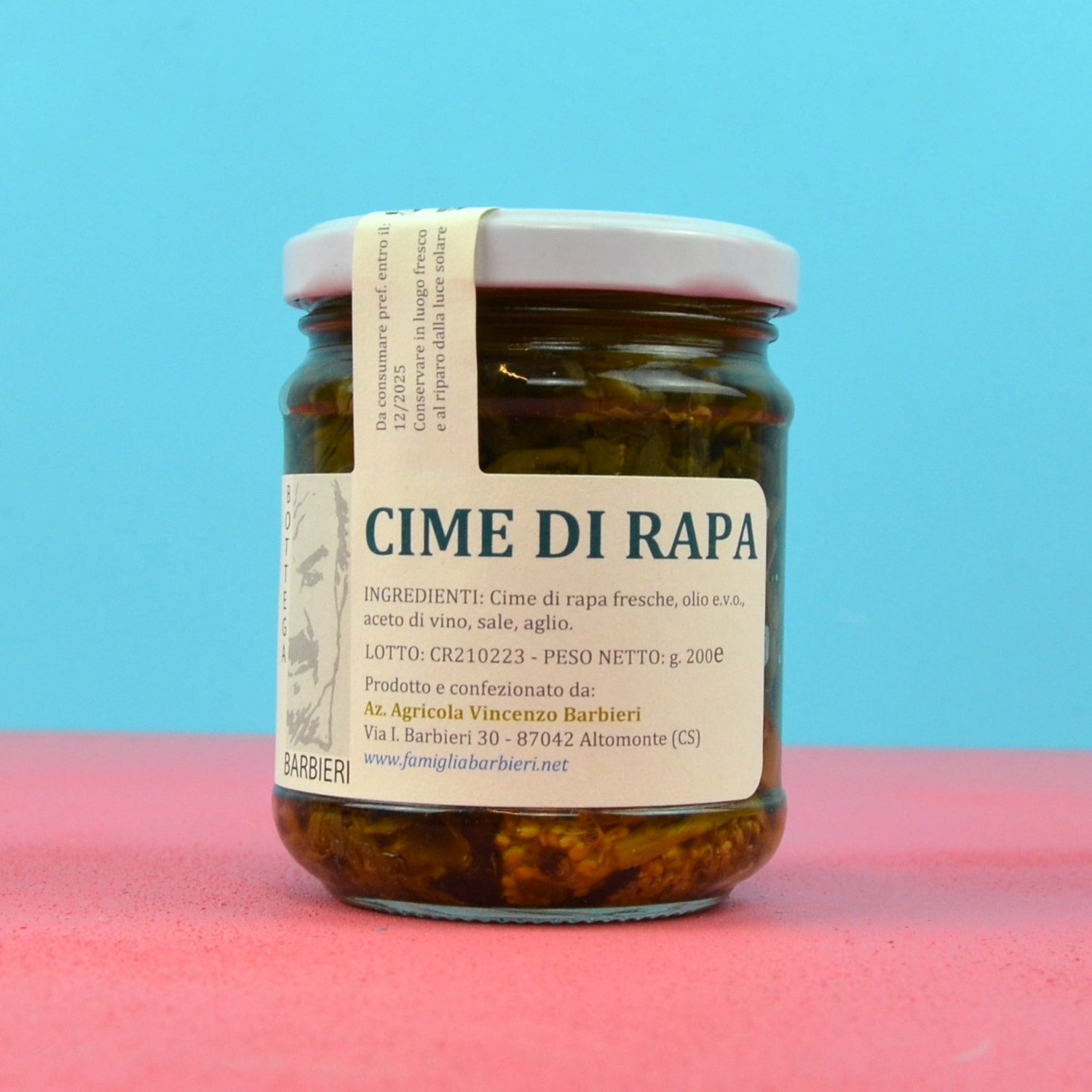 Cime di rapa in olio EVO Bottega Barbieri - 200 g