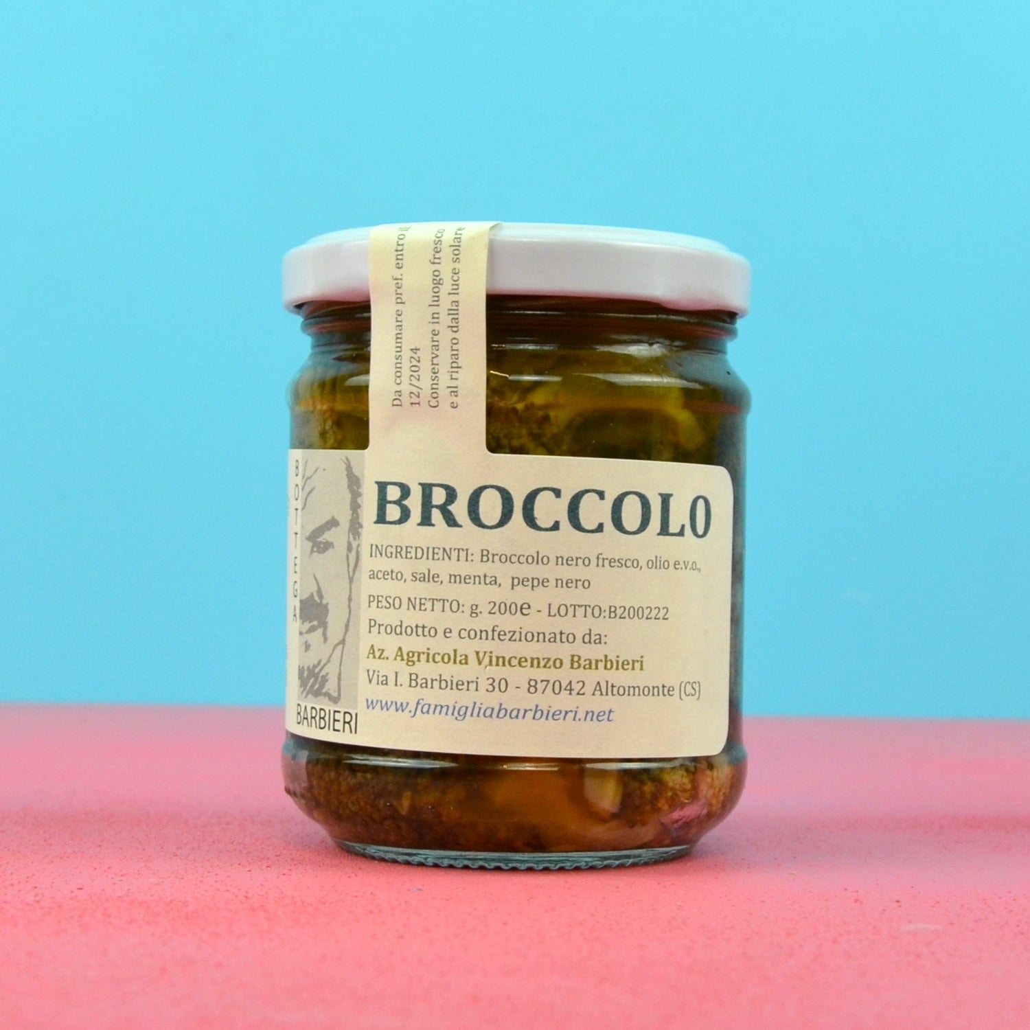 Broccolo nero in olio EVO Bottega Barbieri - 200 g